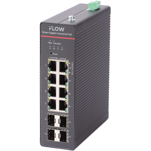 Коммутатор iFLOW F-SW-IM612HPOE-PM-8G4GO
